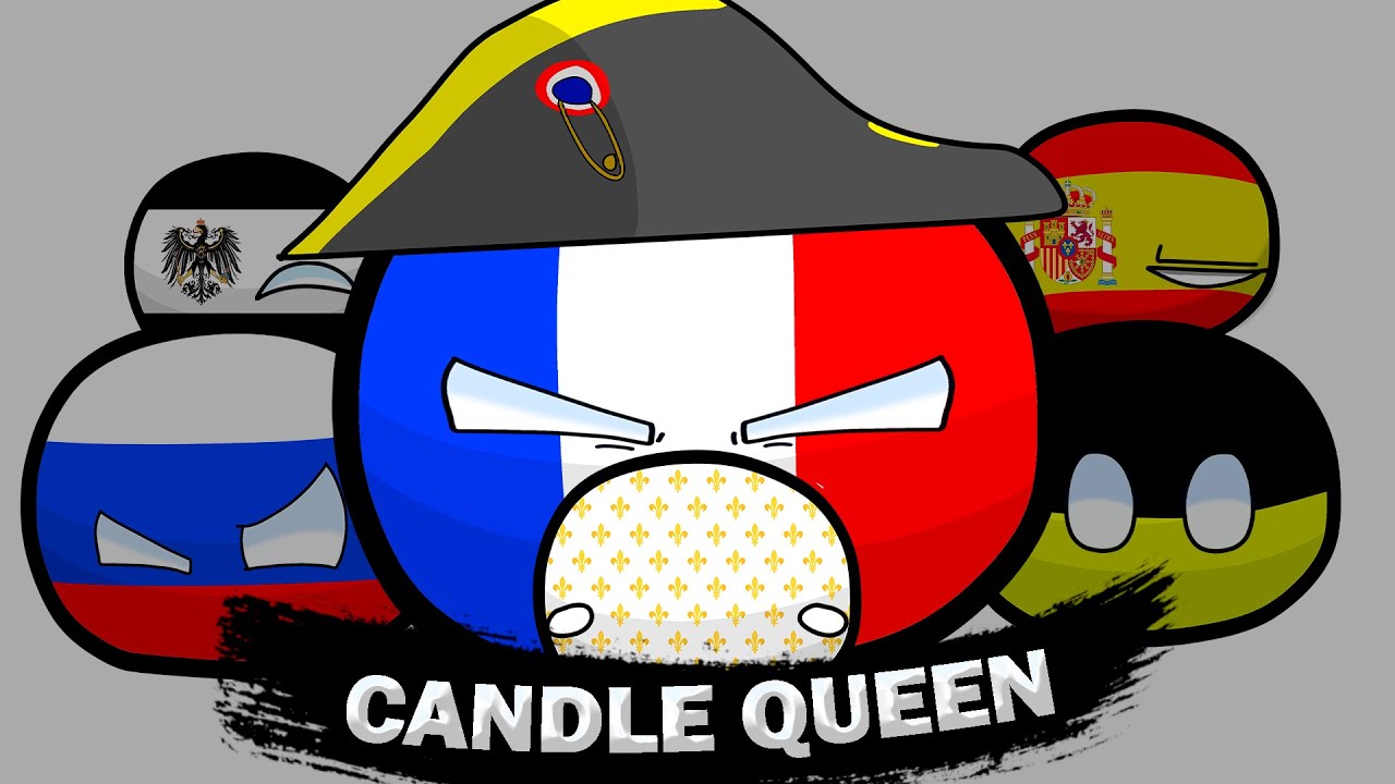 The Story of France | Candle Queen | Countryballs Animation [Rus sub] + [eng sub]