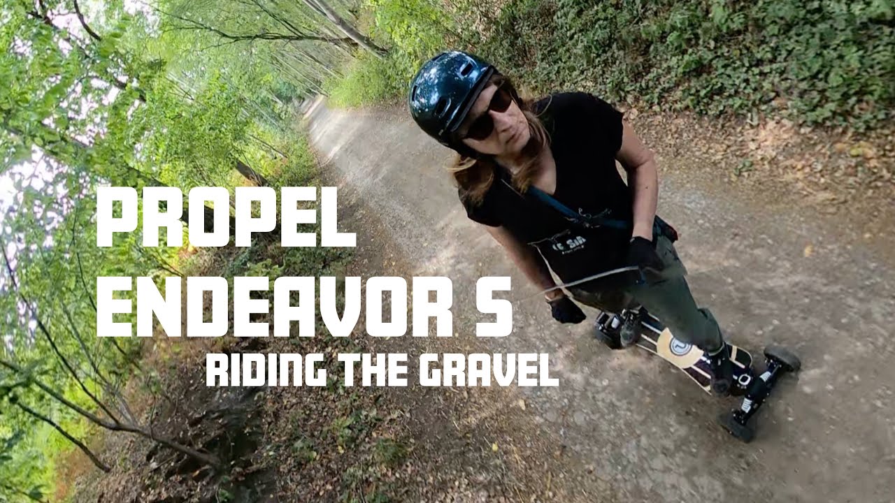 Propel Endeavor S off road riding, stones and gravel.