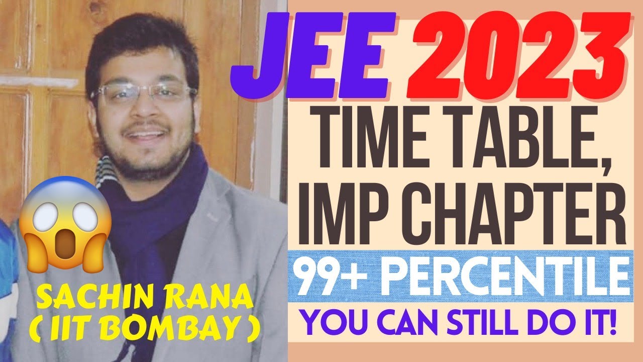 JEE 2023 Strategy | 220+ Marks Guaranteed |  Important Chapters, Time Table | IIT Motivation