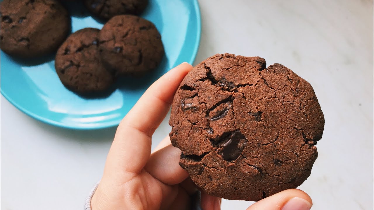 шоколадное печенье (веган) / vegan chocolate cookies