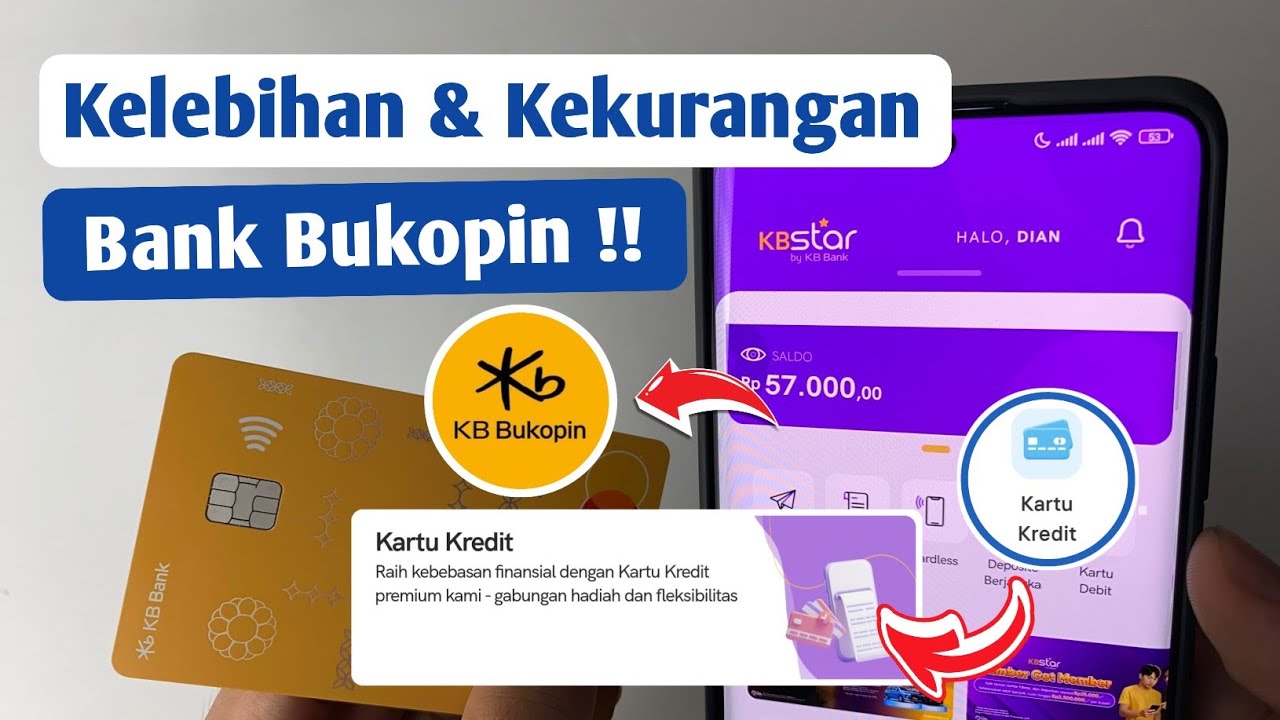 Kelebihan & Kekurangan Bank Digital Bukopin - KB Star !!