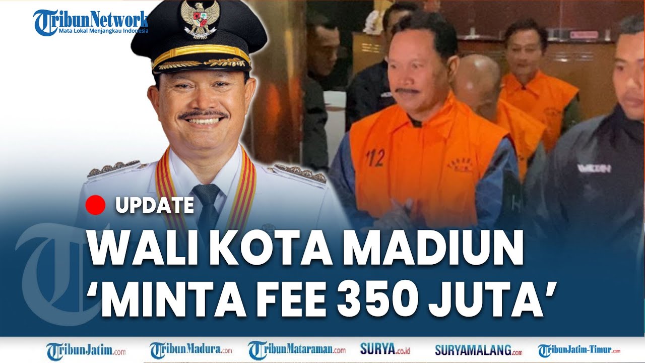 🔴WALI KOTA MADIUN RESMI TERSANGKA KPK, Diduga Minta Uang Fee Berdalih CSR Hingga RP 350 Juta