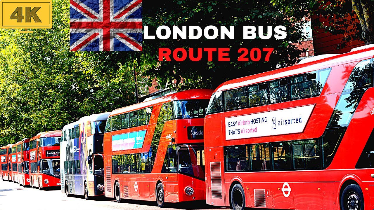 London Bus Ride - ROUTE 207 From White City to Hayes-By-Pass