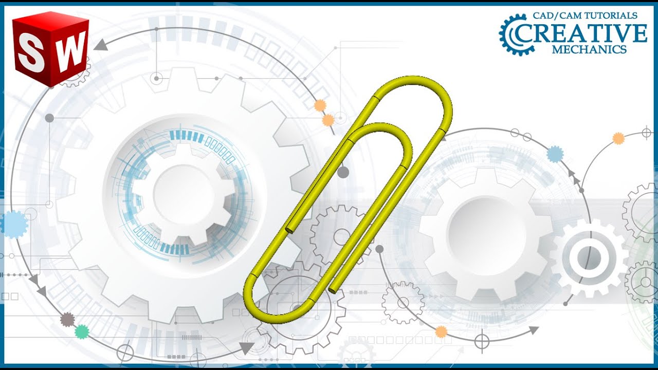 Скрепка в Solidworks