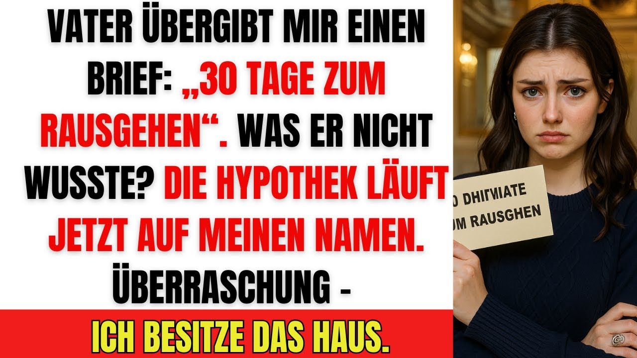 Mein Vater will mich an meinem Geburtstag rauswerfen – doch ich besitze heimlich das Familienhaus