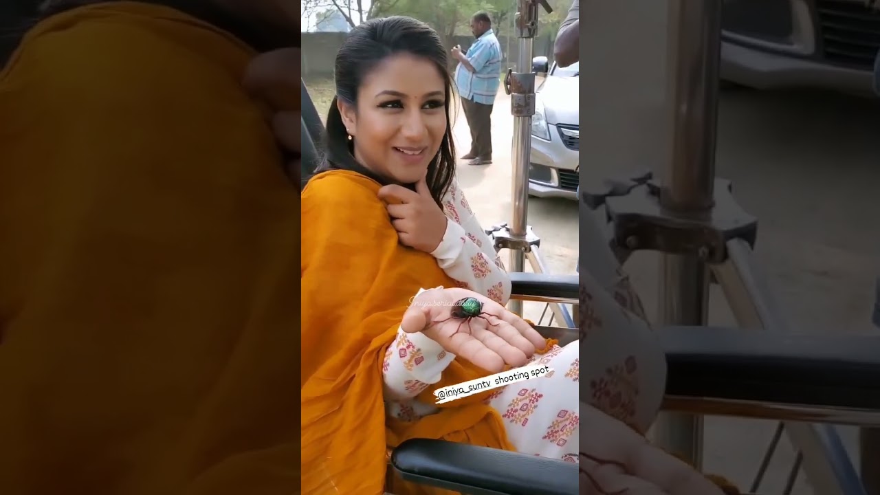Iniya serial shooting spot video - Sun tv