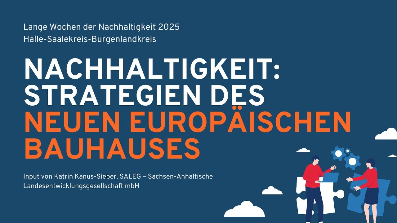 Nachhaltigkeit: Strategien des Neuen Europäischen Bauhauses - Katrin Kanus-Sieber