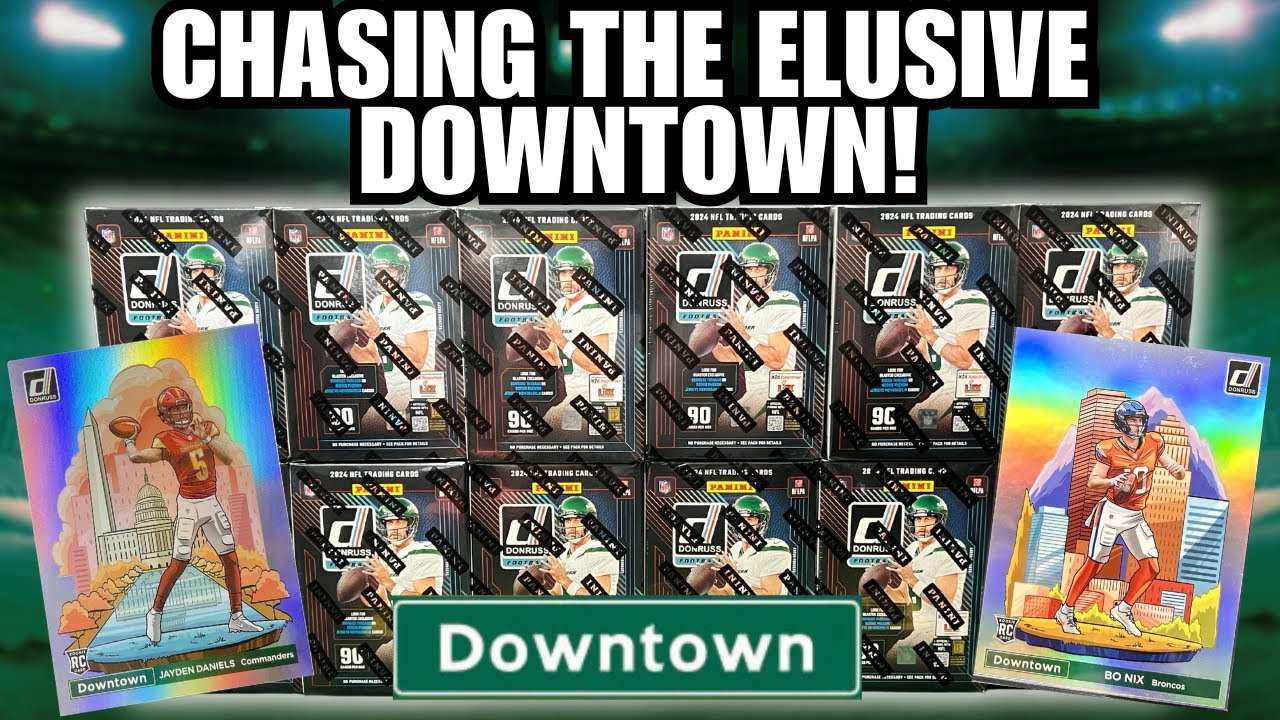 DOWNTOWN HUNTING! 2024 Panini Donruss Football Blaster Box Review!