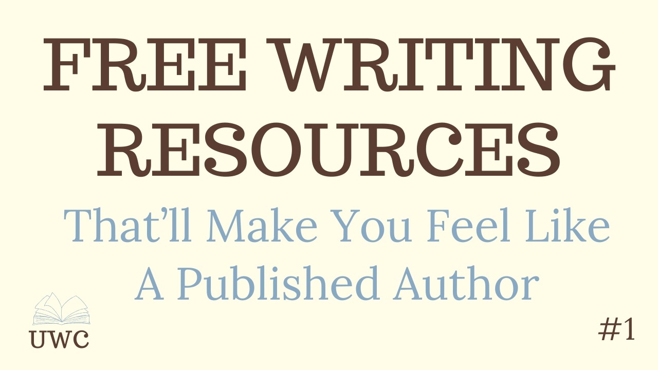 The Best FREE Resources for Aspiring Authors | The Unpublished Writers Club Ep. 1