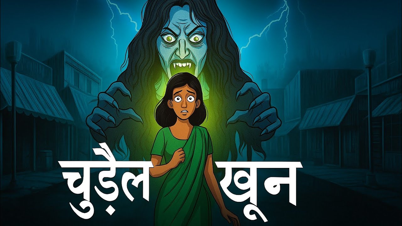 Bhutiya Chudail Cartoon | Ganji Chudail Ka Humla | Chudail Wala Cartoon New #bhutiyakahani