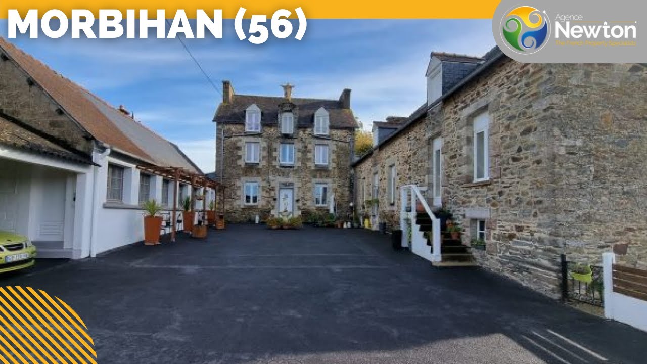 FRENCH PROPERTY FOR SALE - 4 bedroom house with gite in Central Brittany, France