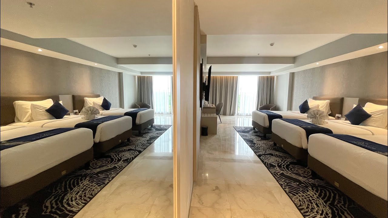 Room Tour PLATINUM HOTEL JIMBARAN BEACH BALI | All rooms with bathtub!