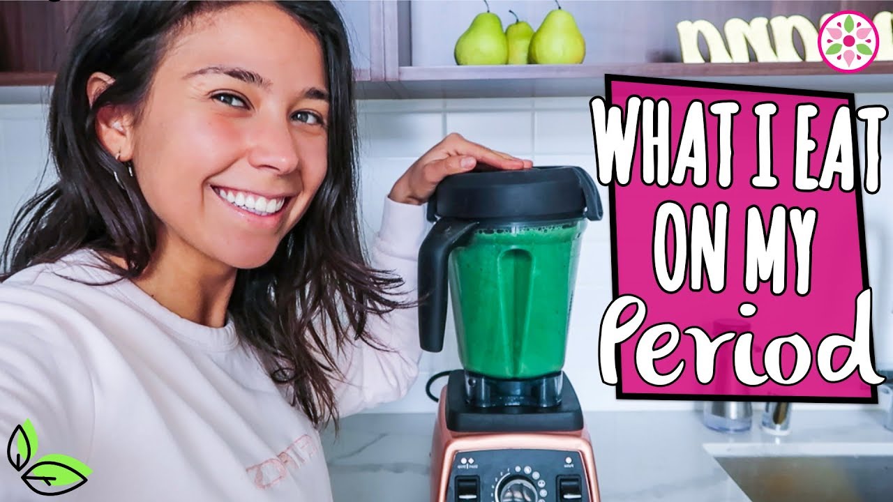 WHAT I EAT IN A DAY ON MY PERIOD (Vegan) 💖Yovana