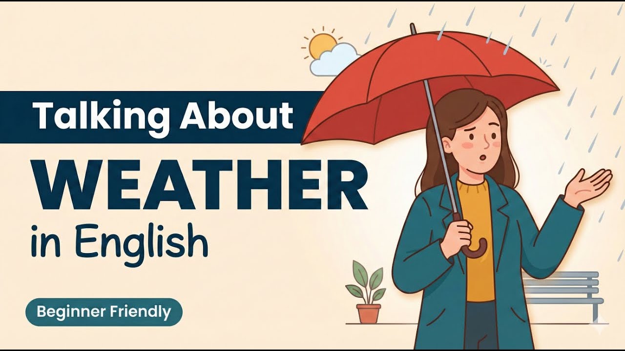 Talk About Weather in English ☀️🌧️ | Daily English Conversation Practice for Beginners