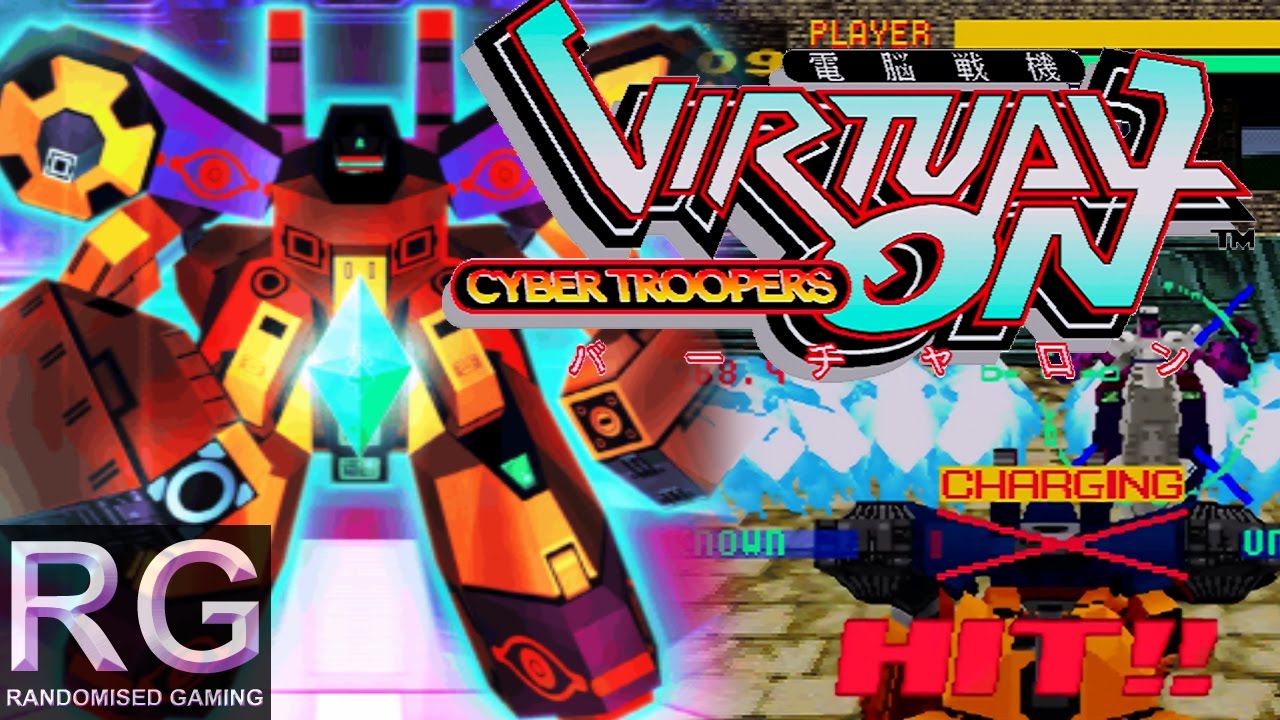 Cyber Troopers Virtual On - Sega Saturn - Intro & arcade Jaguarandi playthrough [HD 1080p60]