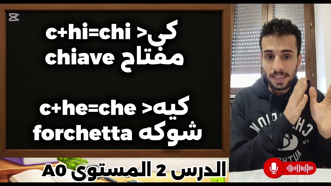 تعلم الإيطالي من الصفر | نطق حرف C + الأرقام من 1 إلى 10 | A0 – الحلقة 2