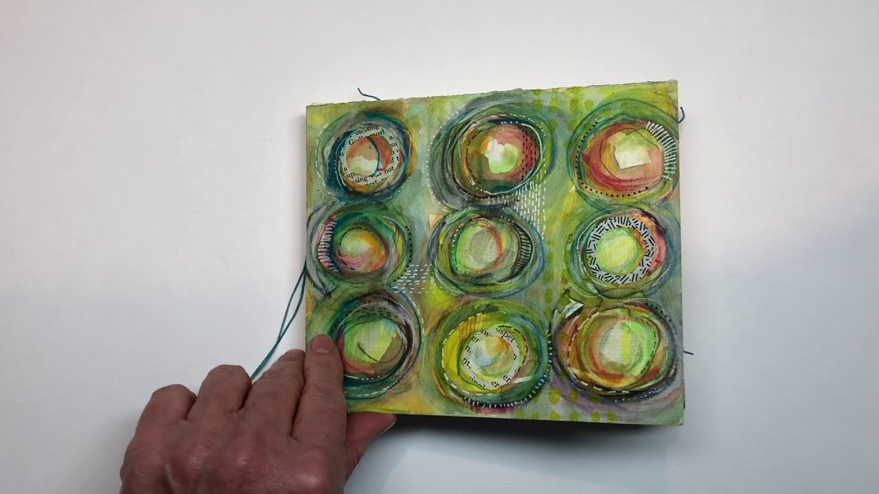 Volume 8 of my handmade mixed media art journals
