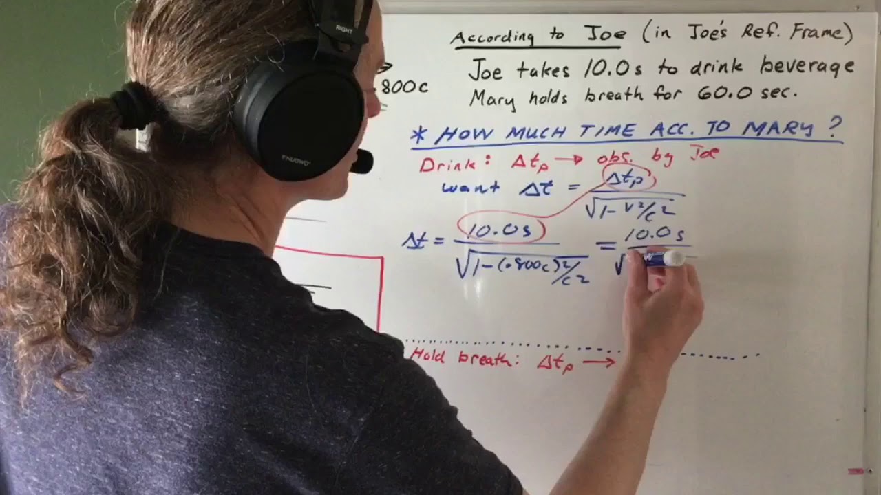 Time dilation (example)