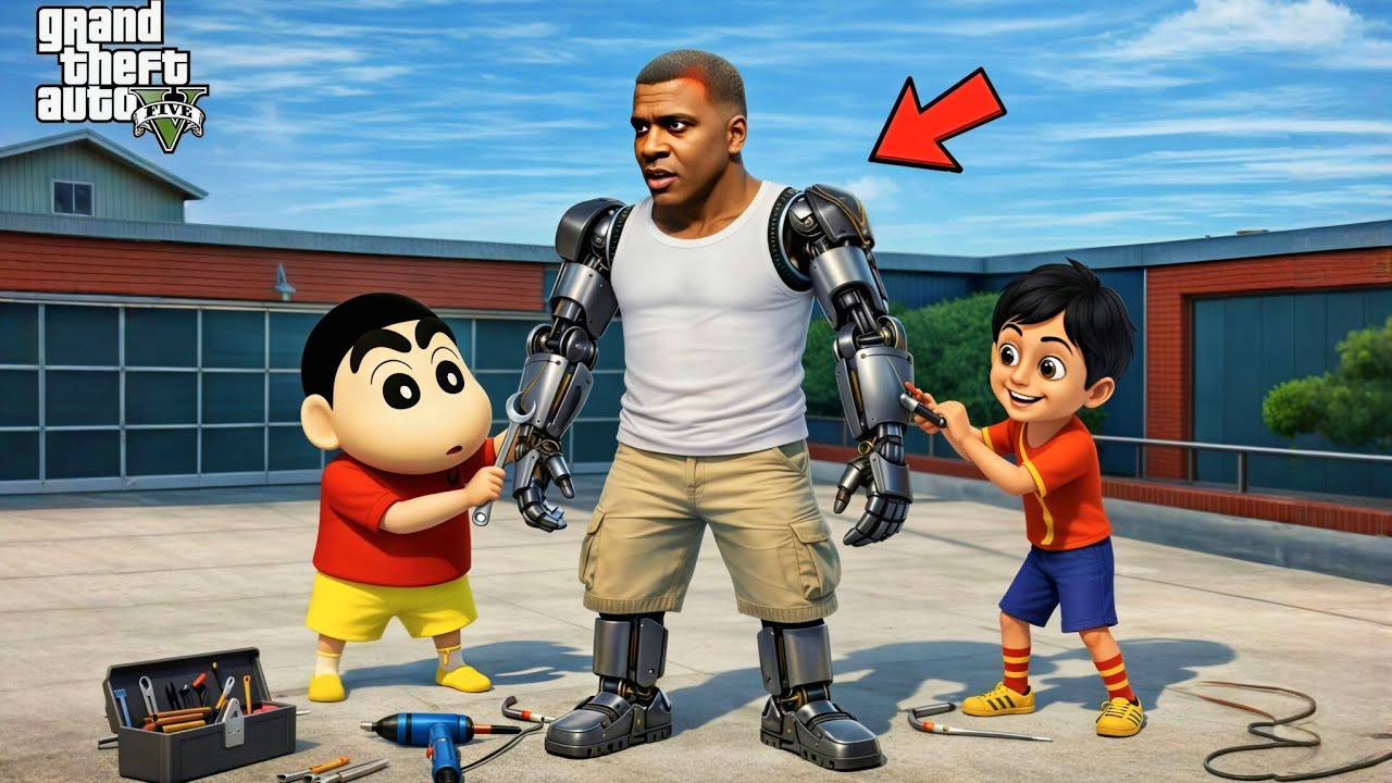 GTA 5 : FRANKLIN MAKE THE FRANKLIN DUB ROBO