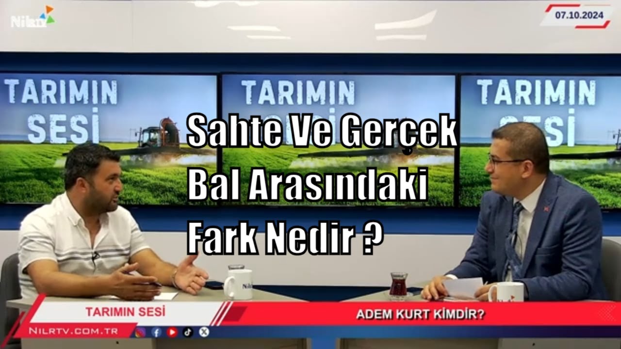 Sahte Ve Gerçek Bal Arasındaki Fark Nedir? Adem Kurt Ve Mehmet Ünver İle Tarımın Sesi