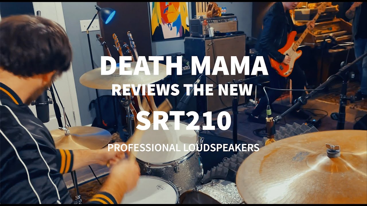 Death Mama reviews the Mackie SRT210 Loudspeakers