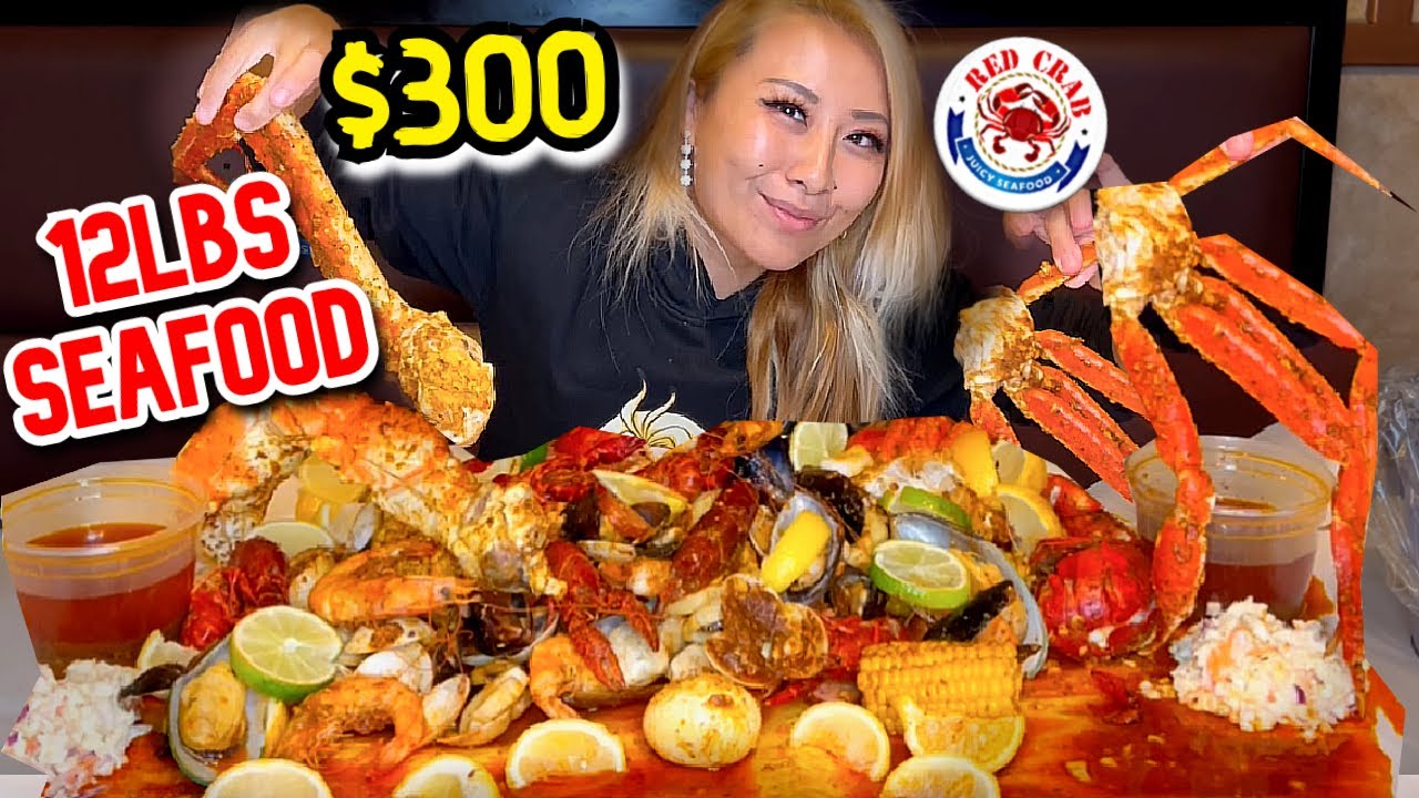 $300 WORTH OF SEAFOOD!! 12LB BOIL CHALLENGE at Red Crab in Durham, NC!!! #RainaisCrazy