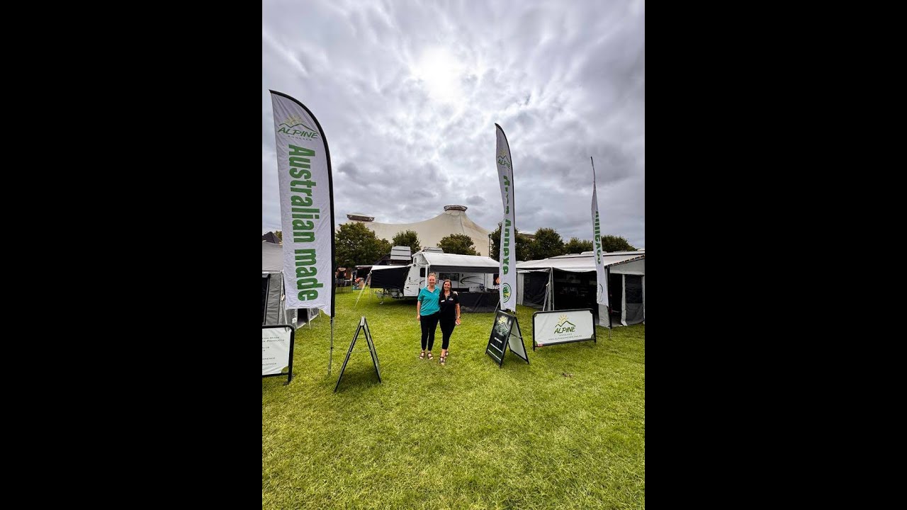 LJ Covers Visit Alpine Annexes at the Victorian Caravan & Camping Supershow