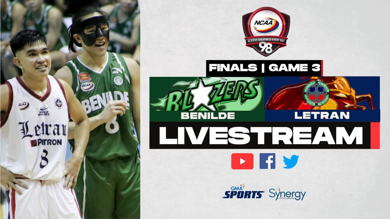 NCAA Season 98 | Benilde vs. Letran (Men’s Basketball Finals Game 3) | LIVESTREAM