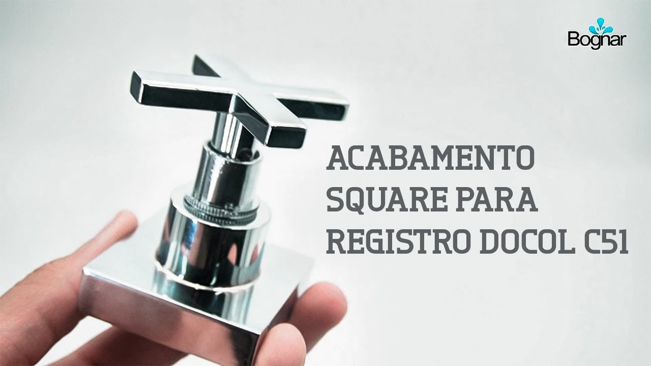 [ Unboxing ] Acabamento Square para Registro Docol C51  - Bognar Metais