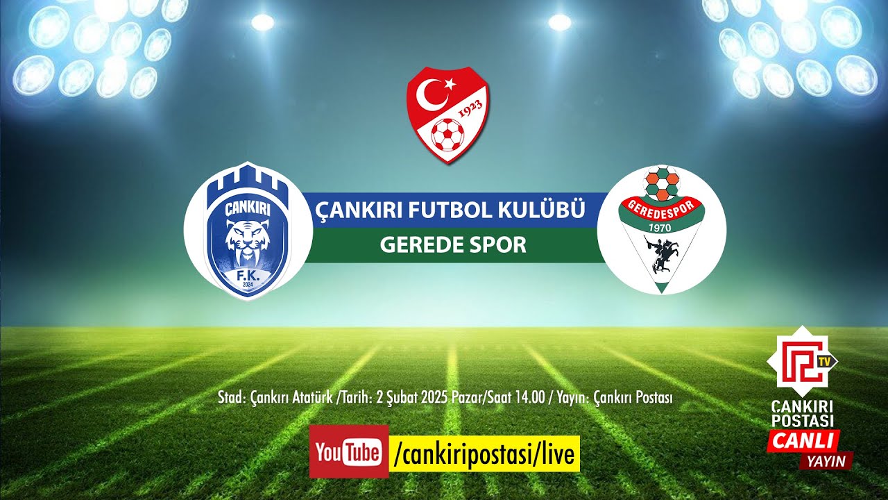 🔴 Çankırı FK -  Gerede Spor |  CANLI 📡