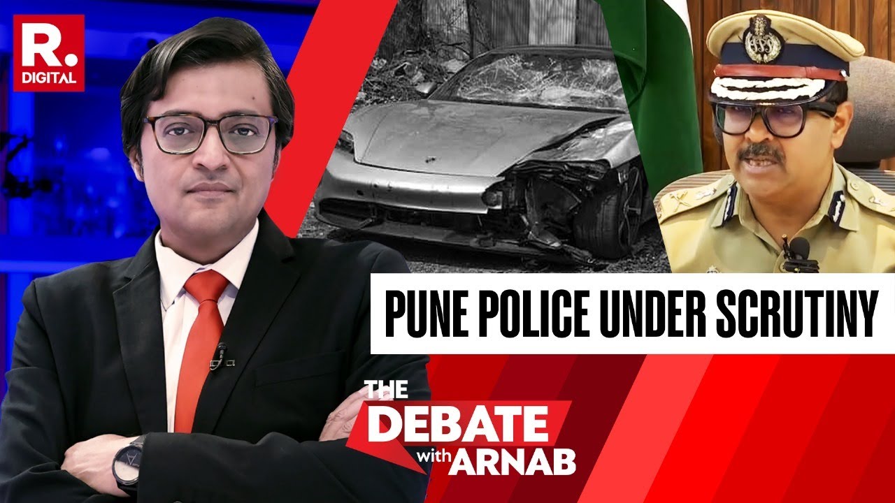 Arnab Asks Why Won't Maharashtra Govt Sack Police Commissioner For Pune Porsche Crash Cover-Up