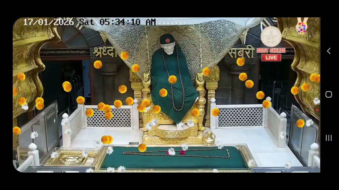 Om Sri Sairam Shubhodaya Kakad Arati Darshan Jan 17 26 Shub Saturday 