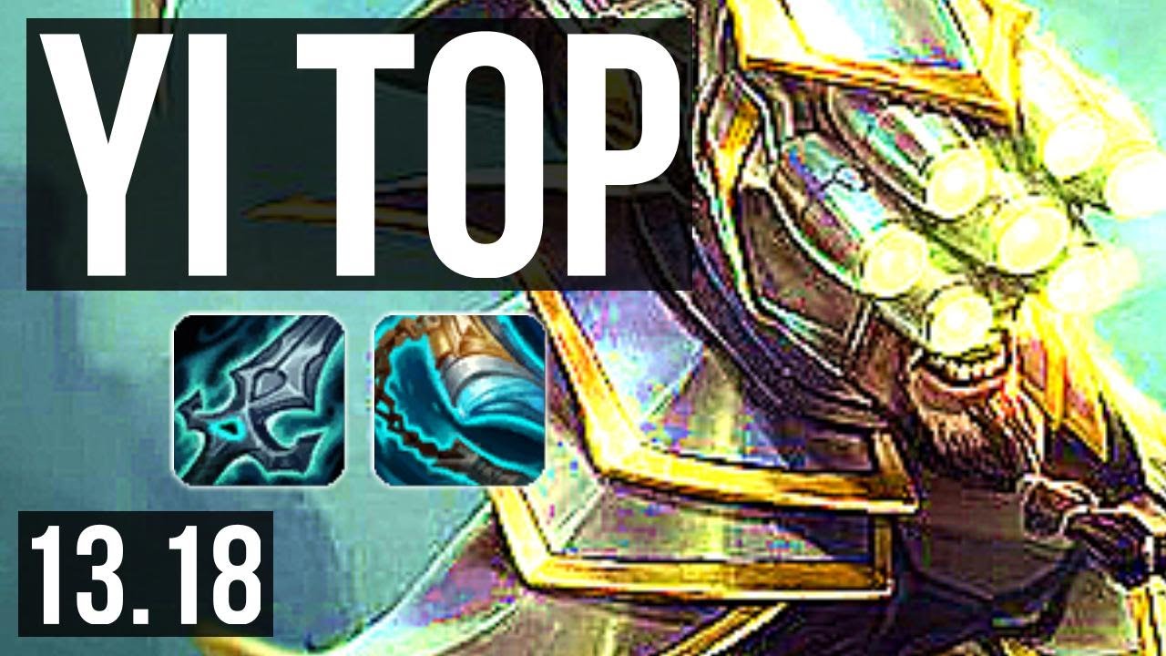 MASTER YI vs JAYCE (TOP) | Rank 3 Yi, 1300+ games, Dominating | KR Grandmaster | 13.18