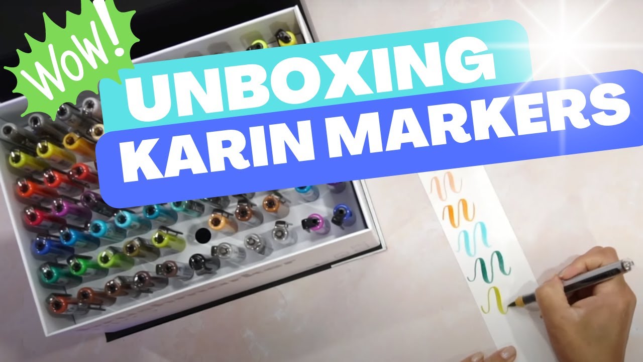 Unboxing: MARCADORES KARIN MARKERS