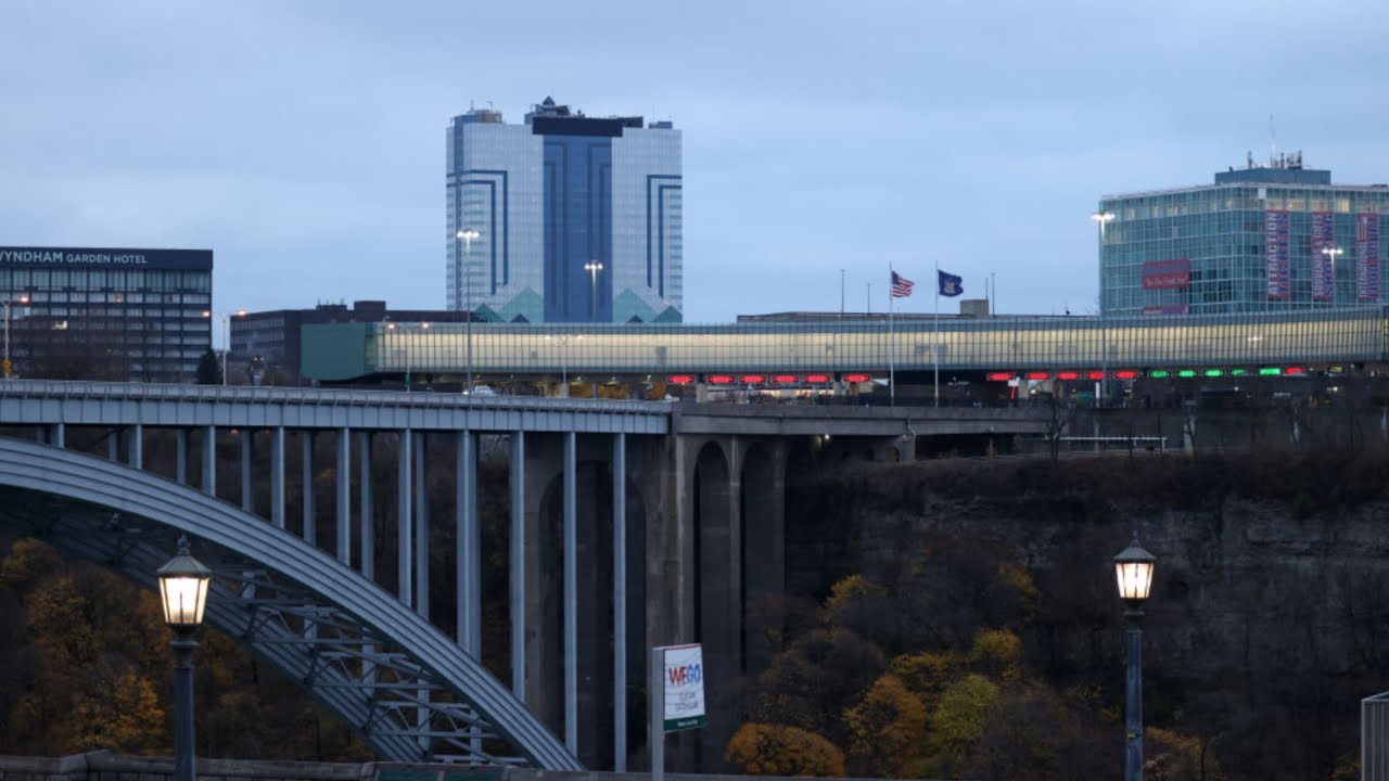 Footage captures the moment before fiery explosion at US-Canada border