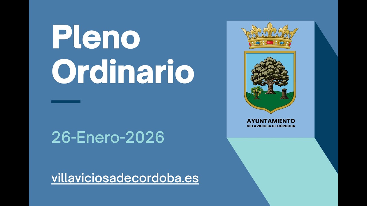 PLENO ORDINARIO DE 26-01-2026