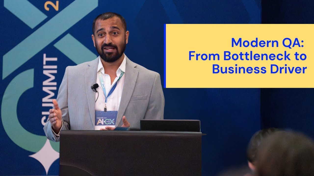 Modern QA: From Bottleneck to Business Driver | KS Uthayya (SupportLogic)