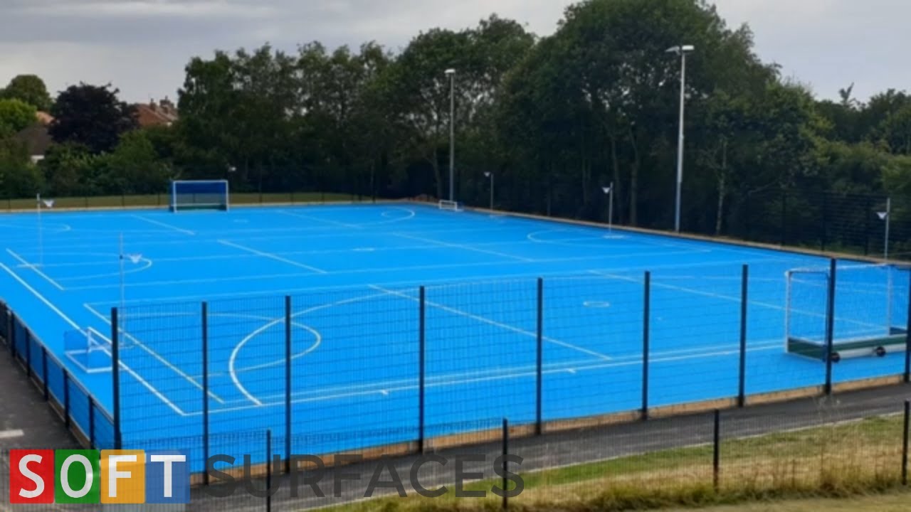 Polymeric Court Installation In Swadlincote, Derbyshire | MUGA Court Installation