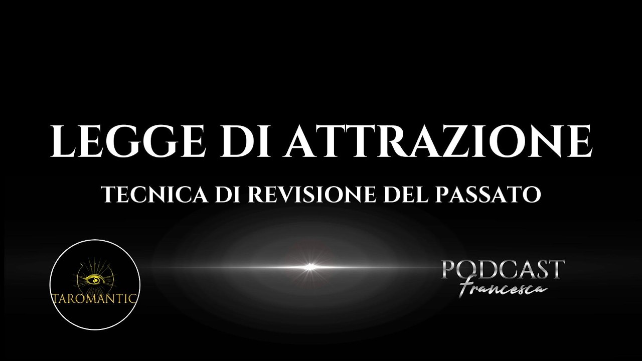 TECNICA di REVISIONE del passato + MONITORAGGIO Dialogo Interno al fine della PIENA ASSUNZIONE!