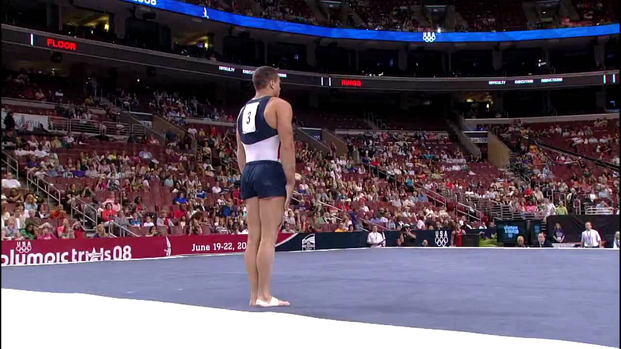 David Durante - Floor Exercise - 2008 Olympic Trials - Day 1 - Men
