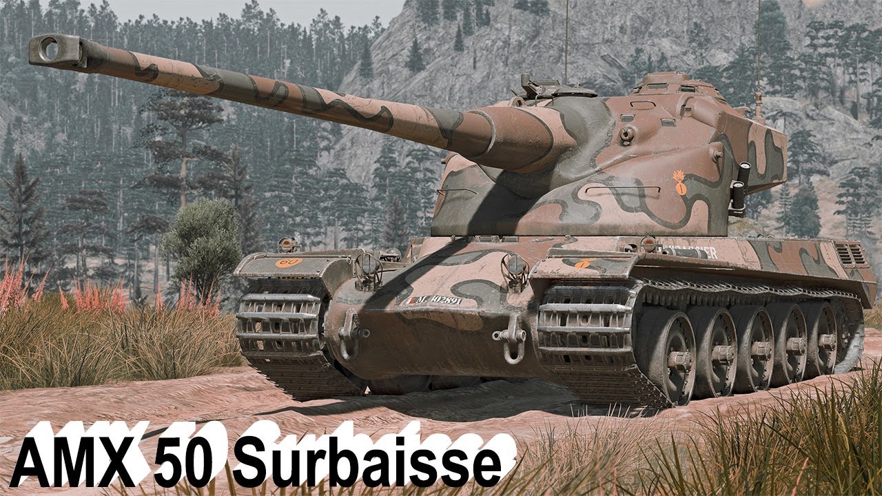 AMX 50 Surbaisse - попущеный в War Thunder