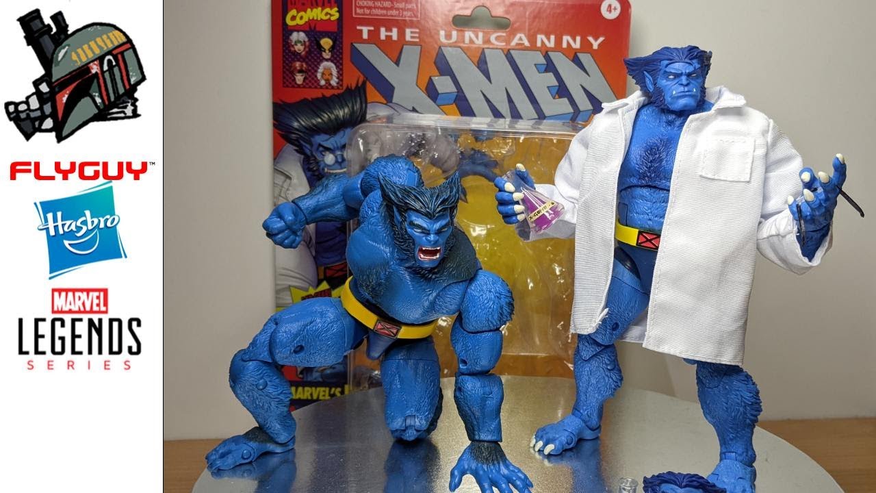 FLYGUYtoys Marvel Legends Series The Uncanny X-Men Beast 6-inch Retro Toy Action Figure Review