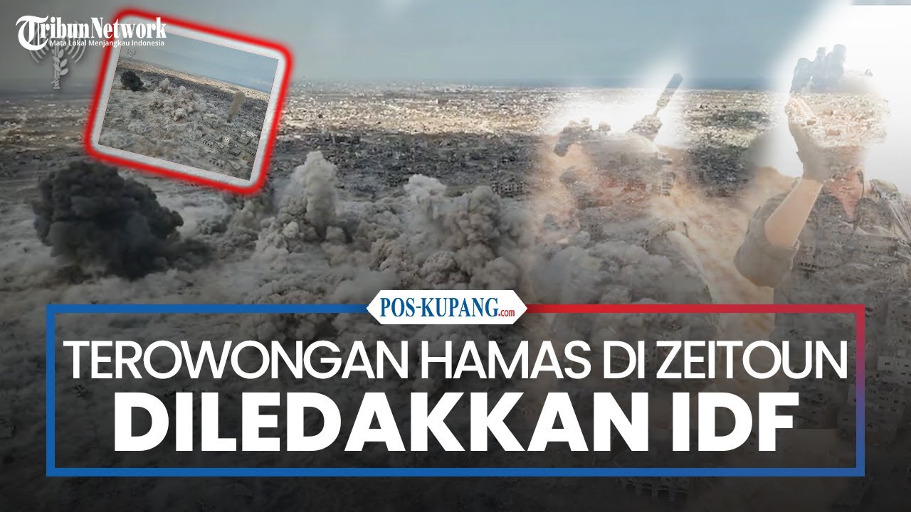 IDF Hancurkan Terowongan Besar Hamas di Zeitoun Kota Gaza