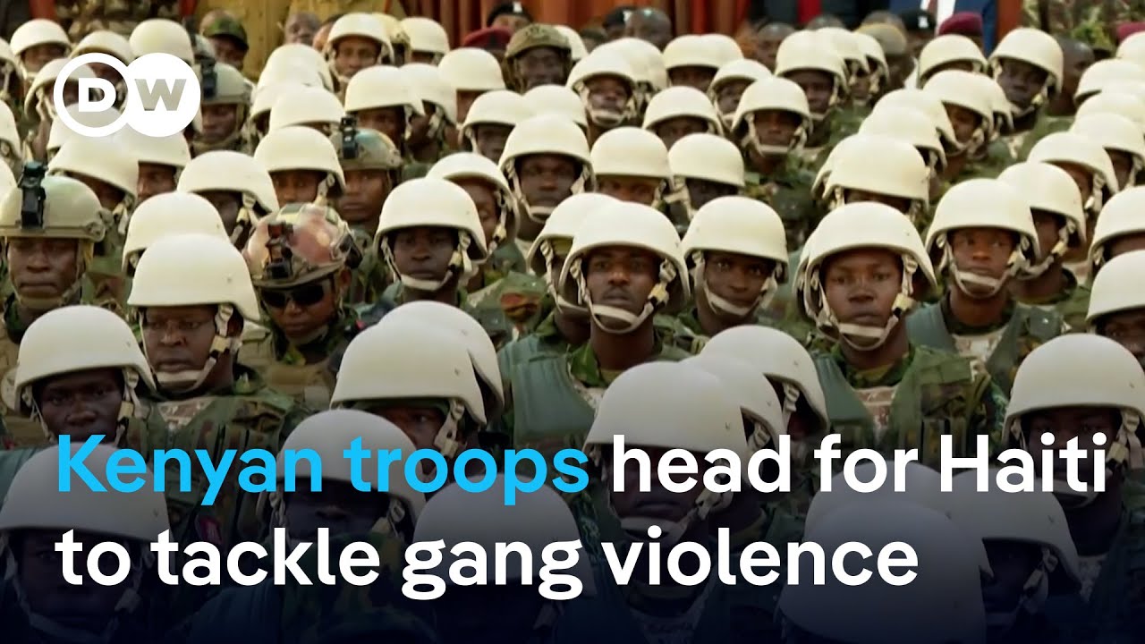 First group of 400 Kenyan police officers leaves for Haiti | DW News