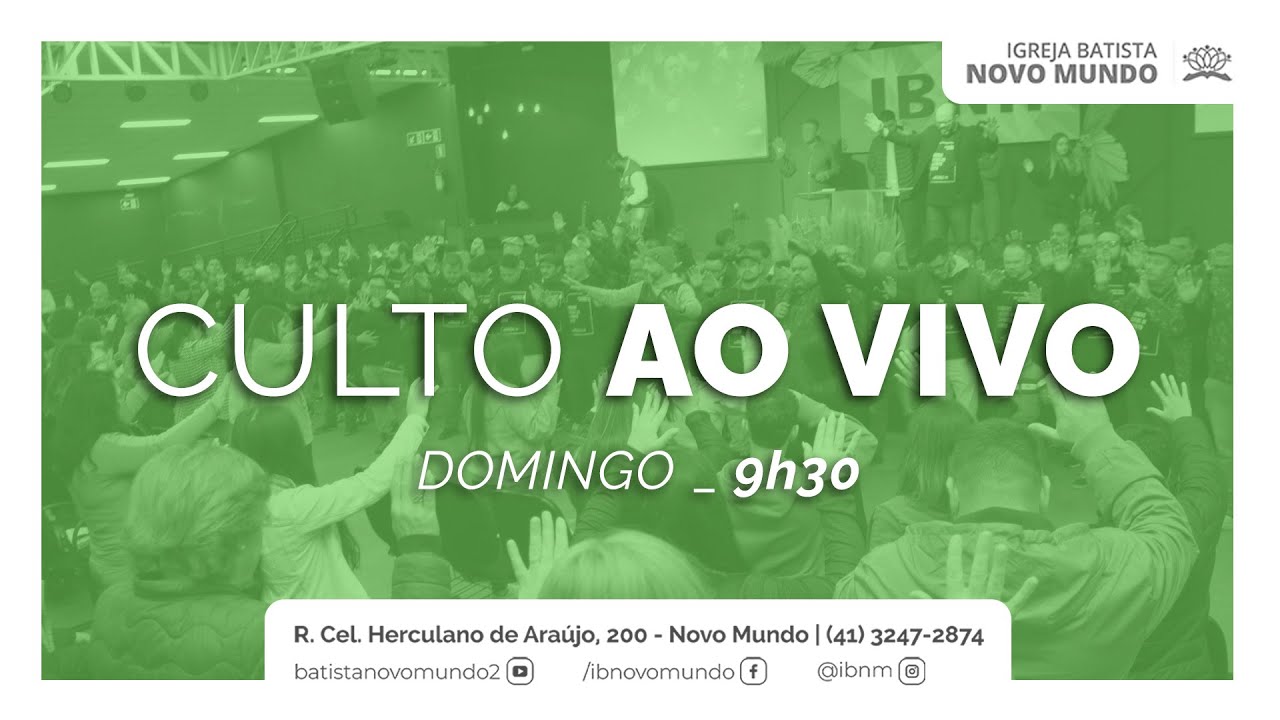 Culto Ao Vivo da IBNM - 08 de Fevereiro 2026 (Manhã)
