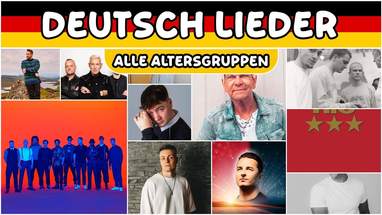 🇩🇪 MUSIKQUIZ - DEUTSCH LIEDER (Schwierig) - 60 Lieder mit Antworten (music quiz)