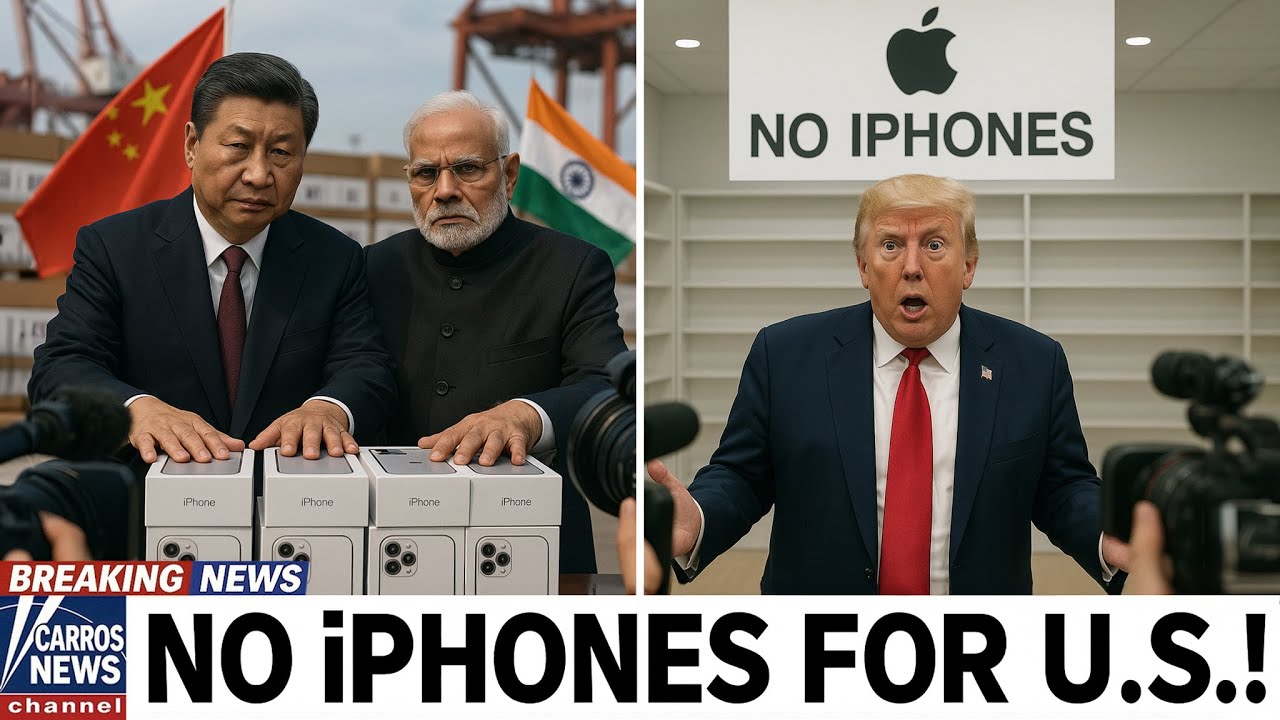 APPLE COLLAPSE: India & China Introduce 100% Tariffs on iPhones