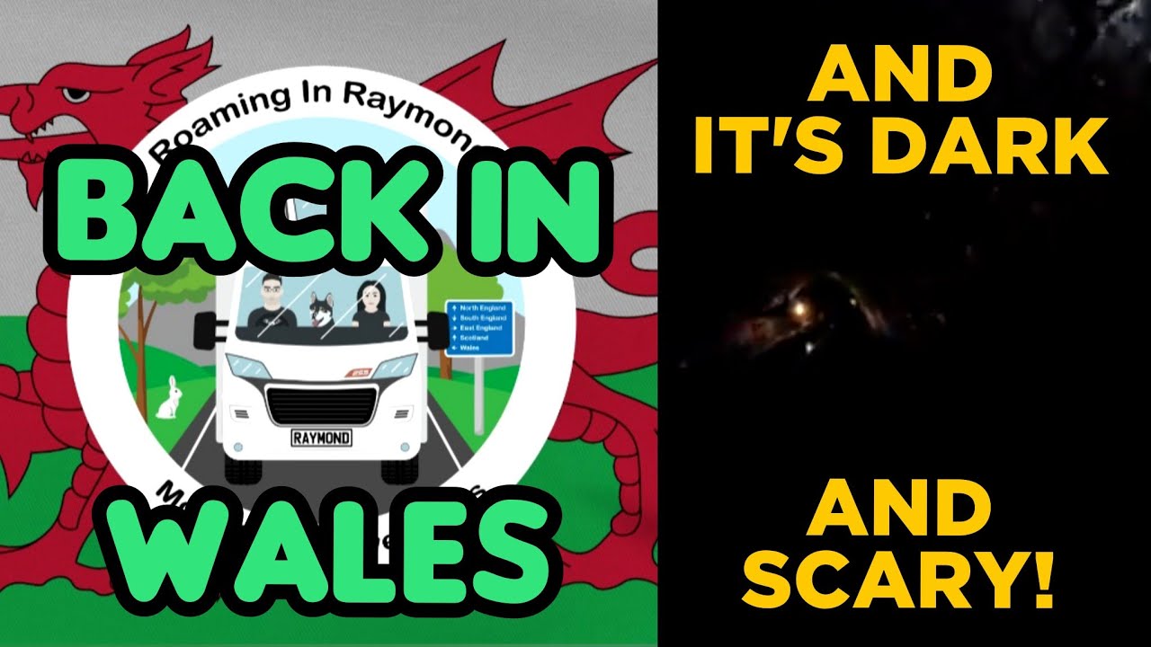 BACK IN WALES. IT'S DARK AND SCARY! VAN LIFE UK. CHIRK AQUEDUCT. NO OVERNIGHT CAMPING. MOTORHOME UK.