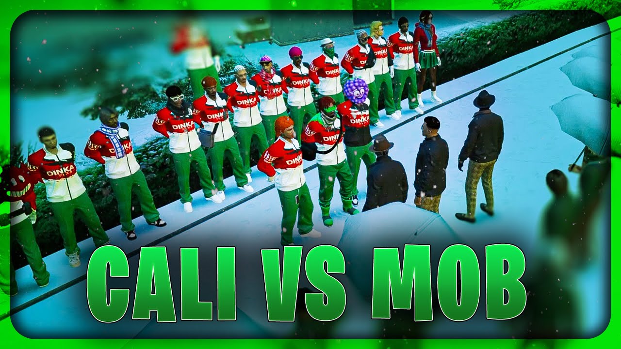 CALI VS MOB 🔥 • GTA RP • AbuGoku9999