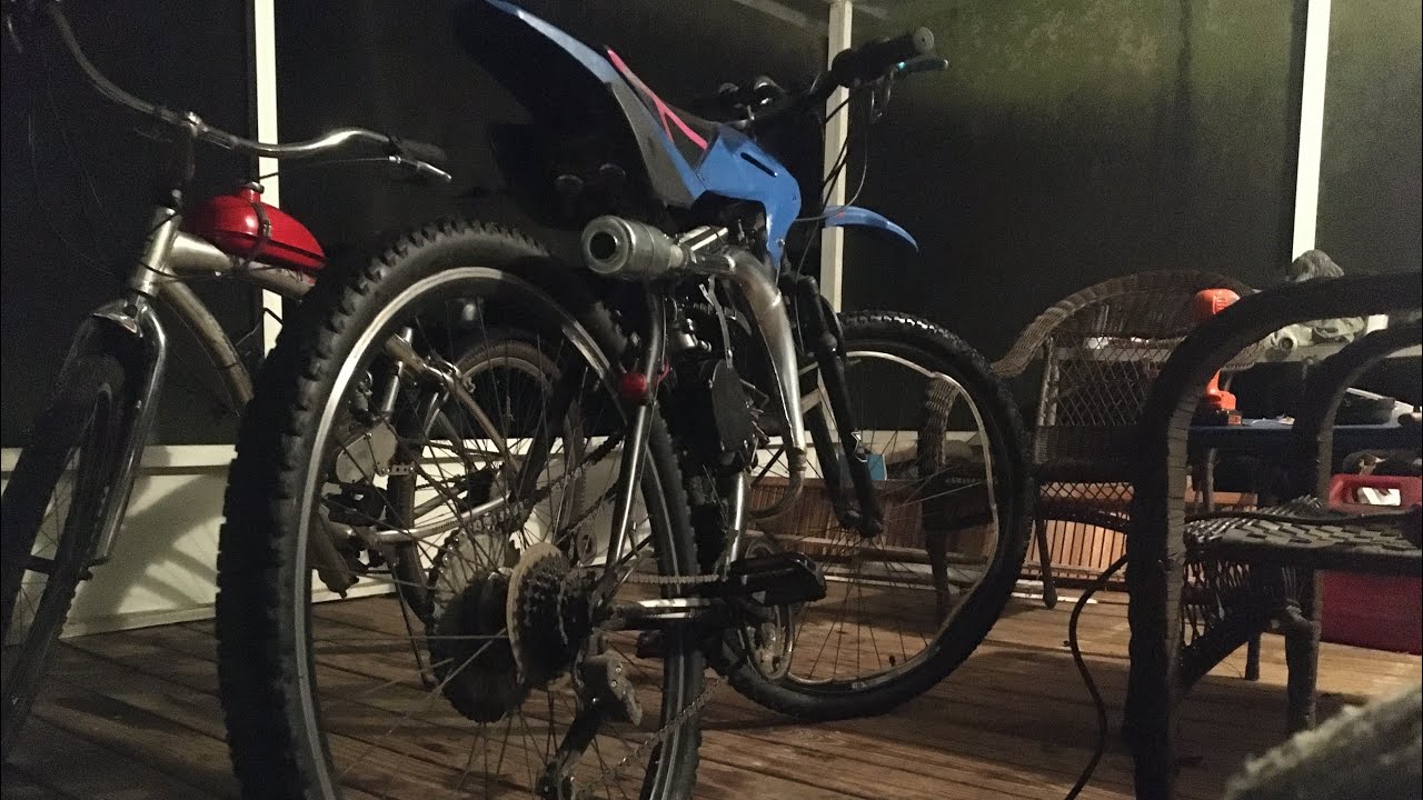 Putting a silencer on my motorized bike